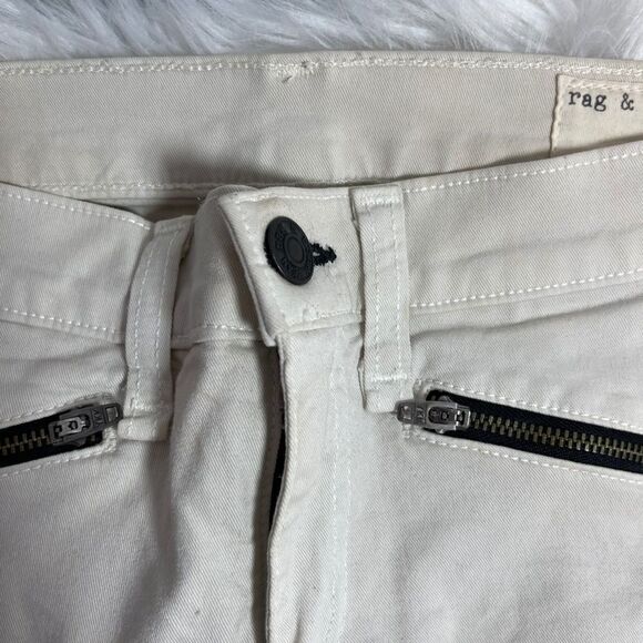 Rag & Bone Ridley Winter White Wax Skinny … - Picture 5 of 13